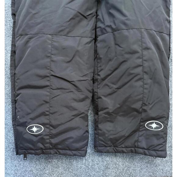 Pure Polaris Black Snow Bib Coveralls Insulated Waterproof Nylon Mens Size G New - Picture 8 of 8